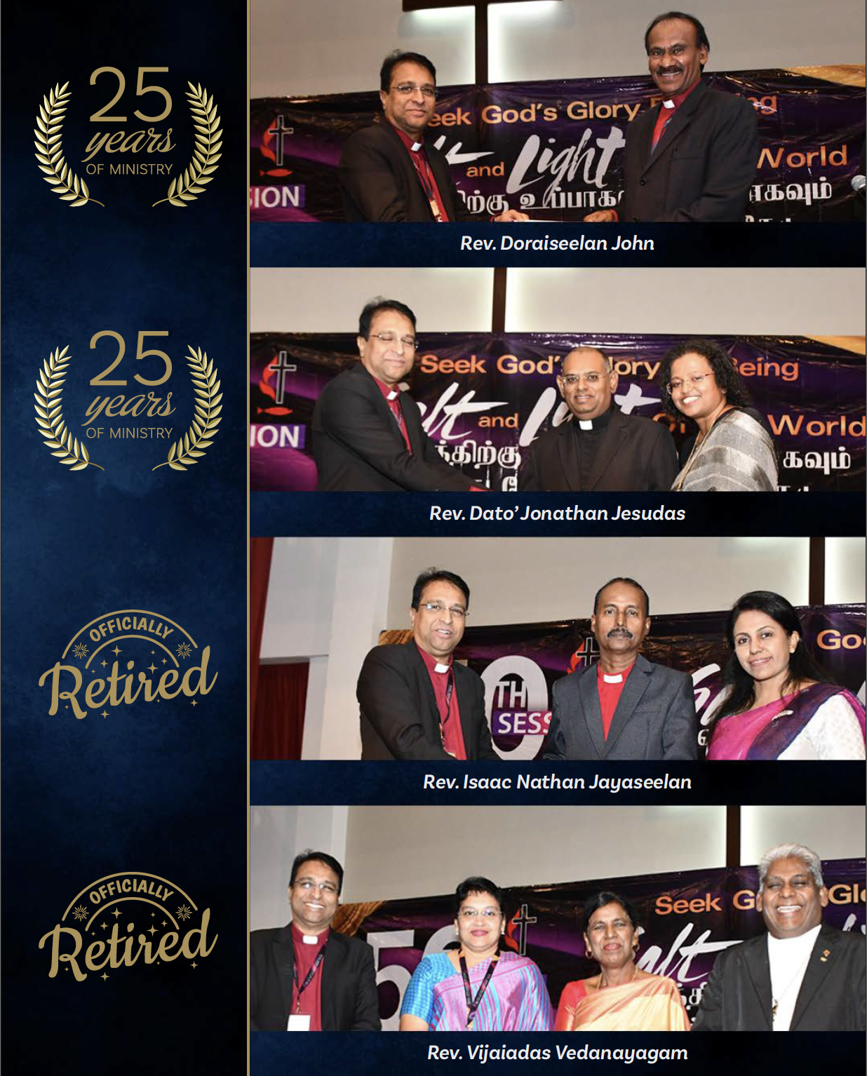 50th Honoured Pastors